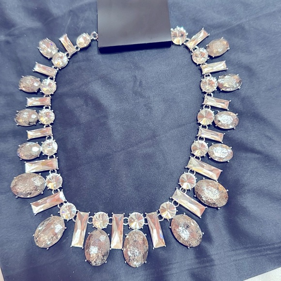 INC International Concepts Jewelry - I.N.C - International Concept. NWT. Crystal W/ black freckles & Silver N…